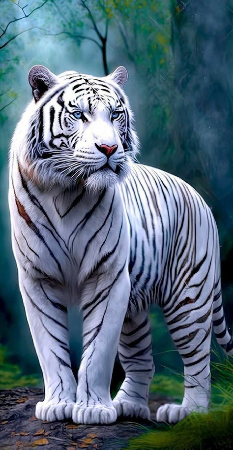 White Tiger Pictures, Tiger Spirit Animal, Tiger Photography, Tiger Images, Wild Animal Wallpaper, Tiger Artwork, Tiger Wallpaper, Lions Photos, Tiger Pictures