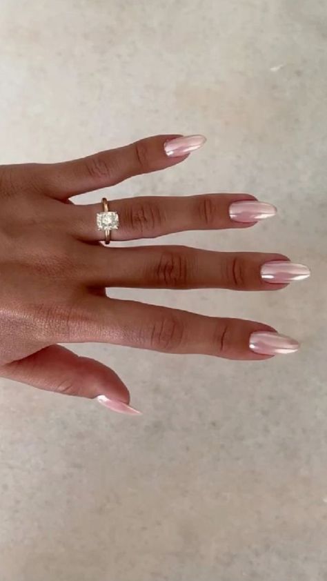 Pink Pearly Nails, Elegant, Chic, Pretty, White gold diamond ring Pearly Nails, Nails Elegant, Gold Diamond Ring, White Gold Diamond Rings, Elegant Chic, Gold Diamond Rings, White Gold Diamonds, Gold Diamond, Pear