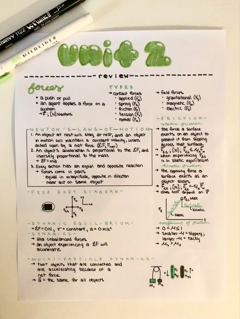 Review Sheet Aesthetic, Review Sheet Study, Ap Physics 1 Notes, Ap Physics 1 Review, Ap Physics Notes, Tiktok School, Science Chart, Science Aesthetic, Aesthetic Note