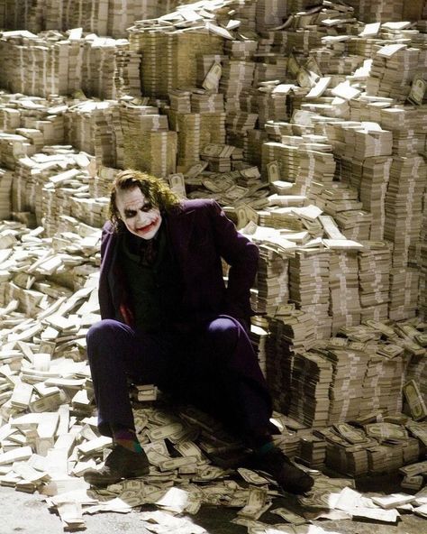 The Dark Knight 2008, Heath Ledger, The Dark Knight, The Joker, Dark Knight, Money, On Instagram, Instagram