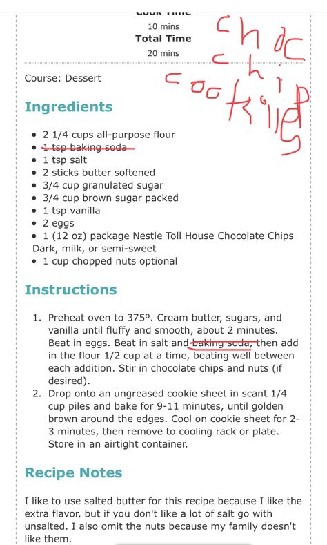 Nestle Toll House Chocolate Chip Cookies 🍪 Jessica’s version WITHOUT baking soda! Chocolate Chip Cookies No Baking Soda, Cookies Without Baking Soda, Cookie Recipe Without Baking Soda, Nestle Toll House Chocolate Chip Cookies, Toll House Chocolate Chip Cookies, Nestle Tollhouse Chocolate Chip Cookies, Basic Chocolate Chip Cookies, Tollhouse Chocolate Chip Cookies, Cookies Chewy