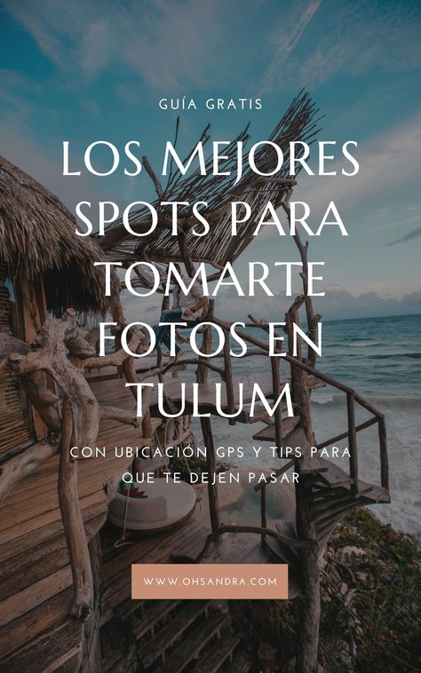 La mejor guía con los spots para fotos en Tulum. Con direcciones y tips de acceso a cada uno. Sacate las mejores fotos instagrameables. #foto #tulum #instagram #influencer Tulum Mexico Outfits, Azulik Tulum, Tulum Mexico, Instagram Influencer, Perfect Life, Cancun, Tulum, City Photo, Influencer