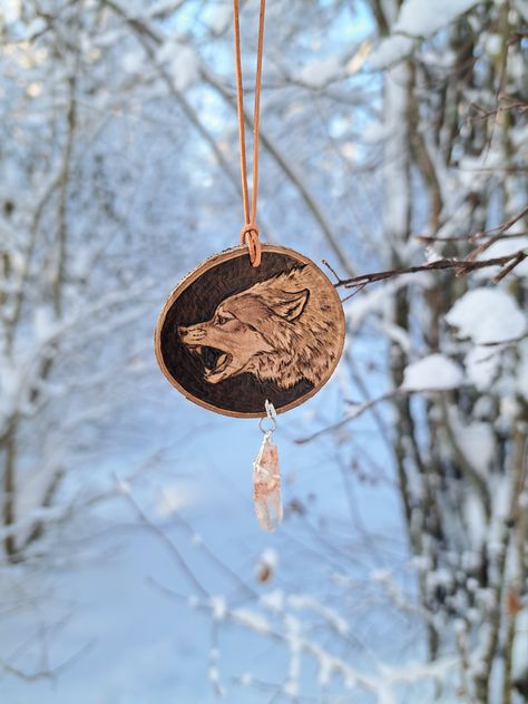 Fallow Deer, Great Grey Owl, Pyrography Art, Peregrine Falcon, Gray Owl, Wooden Ornament, Wooden Ornaments, Forest Animals, Pyrography