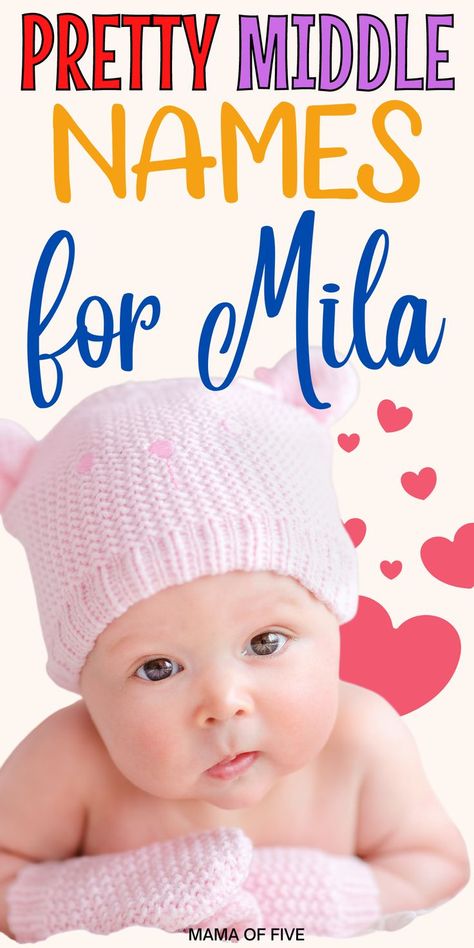 Best middle names for girls. Cute name ideas for girls. Best middle names for Mia. Miley Name, Mila Aesthetic, Words To Spell, Cool Middle Names, Middle Names For Girls, Birthing Classes, Middle Name, Pretty Names, Female Names