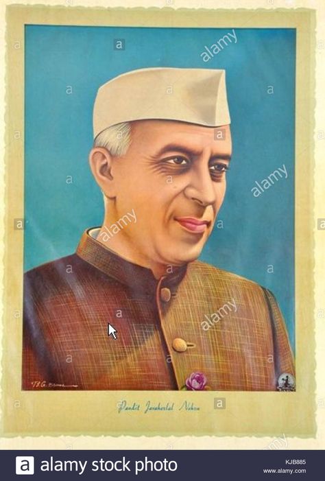 Pandit Javahar Lal Nehru 1 Stock Photo: 166205093 - Alamy Jawahar Lal Nehru Pictures, Jawahar Lal Nehru Sketch, Pandit Jawaharlal Nehru Photo, Jawaharlal Nehru Images, Pandit Jawaharlal Nehru, Nehru Shirt, Indian Leaders, Indian Freedom Fighters, Jawaharlal Nehru