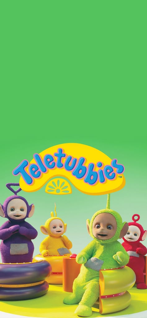 #teletubbies #Cute #Stupid animation #colors Teletubbies Wallpaper Aesthetic, Teletubbies Invitation, Teletubbies Wallpaper Iphone, Teletubbies Background, Teletubbies Tattoo, Teletubbies Cute, Teletubbies Wallpaper, Color Palette Living Room, Crown Tattoo Design