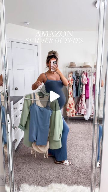 KAIT CURNOW on Instagram: "Amazon Summer Outfits 🤍🍋 all non maternity but bump friendly & tons of under $50 finds! I owned all of these pre-pregnancy and I’m so happy I can still wear them now and can wear again after! Also this is your sign that bump style & maternity outfits can be CUTE!  Comment SHOP SUMMER to get all of these sent to you directly! https://liketk.it/4H0ZZ 🫶🏼 as always, everything is also added to my LTK and my storefront!  #amazonfashion #amazonfinds #amazonoutfit #summerstyle #summeroutfits" Maternity Athleisure Outfits, 2nd Trimester Outfits, Casual Summer Pregnancy Outfits, Maternity Outfits Summer, Summer Maternity Outfits, Bump Friendly Outfits, Amazon Summer Outfits, Summer Pregnancy Outfits, Maternity Clothes Summer