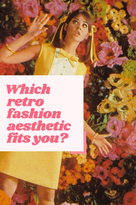 Hey everyone! Take a step back in time with our latest quiz – Which retro aesthetic fits you best! Figure out which style matches your personality. Featuring 60s and 70s fashion, from iconic styles and designers to timeless trends. Click and submit your email to take the quiz! 70s Shoes Aesthetic, Authentic 70s Fashion, 1960s Aesthetic, 70s Shoes, Fashion Quiz, 60s Vibe, 70 Fashion, 60s And 70s Fashion, Retro Fits