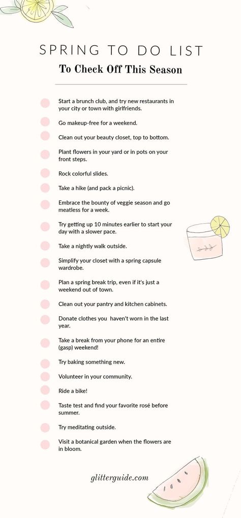 Seasonal To Do List, Spring Holidays Activities, Spring List Things To Do, Spring Bucket List Ideas, Things To Do In The Spring, Easter Bucket List, Spring Things To Do, Spring To Do, Spring Bucket List Aesthetic