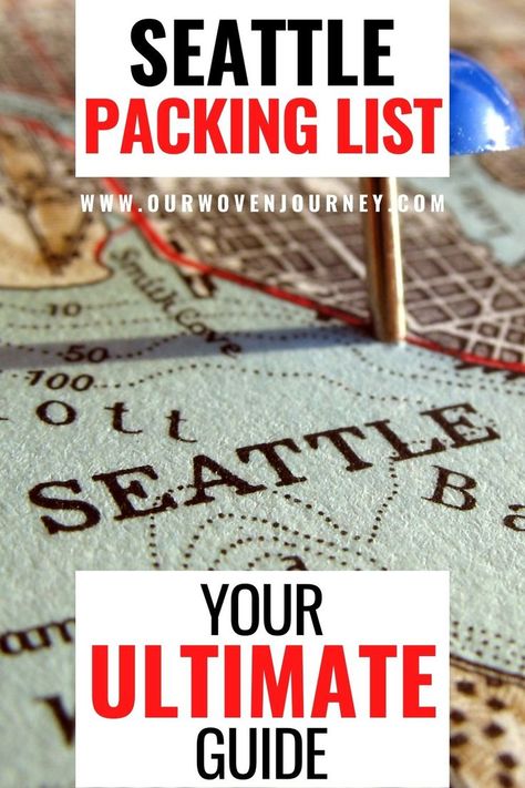 Use the travel tips in this Ultimate Seattle Packing List to be sure you have everything you need for your trip to Washington! Seattle Packing List Winter, Seattle Packing List, Fall Packing List, Summer In Seattle, Skagit Valley Tulip Festival, Fall Packing, Seattle Vacation, Vacation Packing List, Seattle Food