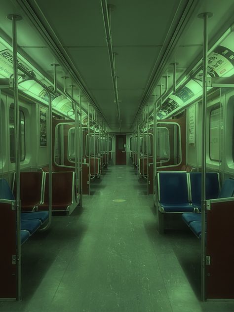 Abandoned Subway Aesthetic, Subway Liminal Space, Liminal Space Subway, Green Backrooms, Liminal Spaces School, Empty City Aesthetic, Flooded Subway, Subway Reference, Liminal Photography