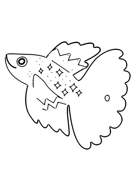 Betta Fish - Lol Coloring Pages Simple Draw, Lol Coloring Pages, Lol Coloring, Fish Coloring, Fish Coloring Page, Betta Fish, Coloring Pages, Fish, Color