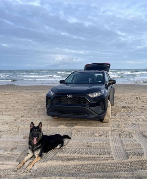 I can't say enough good things about our Toyota Rav4 2021. We have taken many long road trips in this with our german shepherd & love driving it on the sand when we go to the beach with him too. Toyota Rav4 Aesthetic, Rav4 Aesthetic, Lifted Rav4, Toyota Rav4 2016, Cruise Life, Toyota Rav4 Hybrid, Toyota Suv, Adventure Car, Rav4 Hybrid