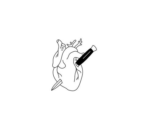 Heart With Knife Drawing, Fragile Heart Tattoo, Knife In Heart Drawing, Stake Through Heart Tattoo, Knife In Heart Tattoo, Can You Feel My Heart Tattoo, Heart With Knife Tattoo, Black And White Heart Tattoo, Unbroken Tattoo