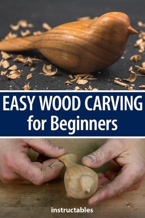 Easy Wood Carving, Carving For Beginners, Art Sculpture En Bois, Kids Woodworking Projects, Tre Kunst, Whittling Projects, Dremel Carving, Simple Wood Carving, Wood Carving For Beginners