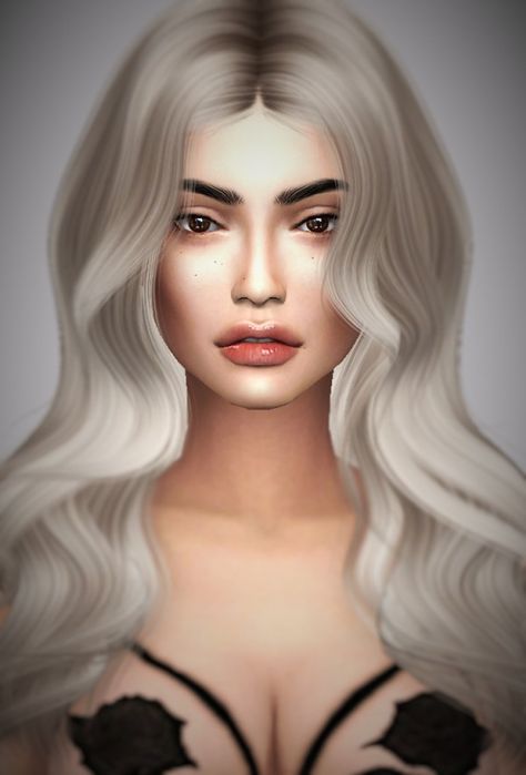 Aveline Sims: Alyssia Lott • Sims 4 Downloads Sims 4 Celebrity Skin, Sims 4 Hair Tumblr, Sims 4 Simandy Hair, Sims 4 Cc Hair White Girl, Sims 4 Hair Leah Lillith, Sims 4 Controls, Queen Makeup, Sims 4 Teen, Sims 4 Characters