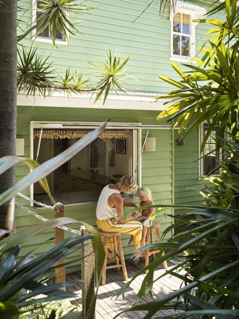 My Space | Lucy Folk | est living Main Room Design, Tropical Porch, Tamsin Johnson, Retro Beach House, Nature Shoot, Deck Kitchen, Vista House, Timber Home, Vogue Living