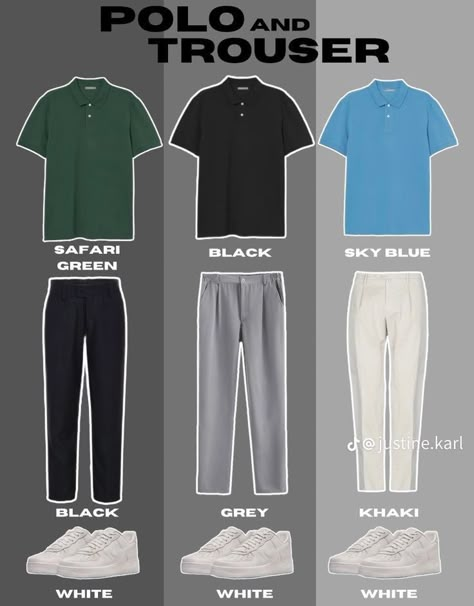 Colour Combinations Clothes Mens Casual, Colour Combos Outfit Men, Guys Fashion Casual, Mens Smart Casual Outfits, Mens Business Casual Outfits, Smart Casual Work Outfit, Minimalist Fashion Men, Color Combos Outfit, Classy Outfits Men