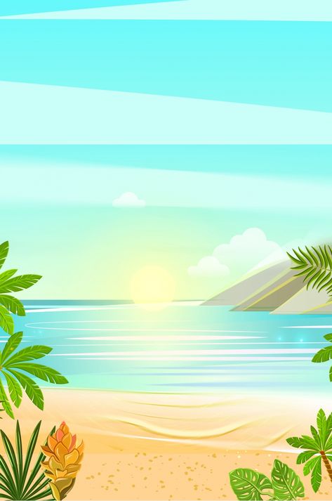 Minimal Summer Beach Travel Hd Background Moana Beach Background, Beach Cartoon Background, Summer Background Images, Strand Wallpaper, Travel Background, Beach Cartoon, Beach Wallpaper Iphone, Background Beach, Wallpaper Summer