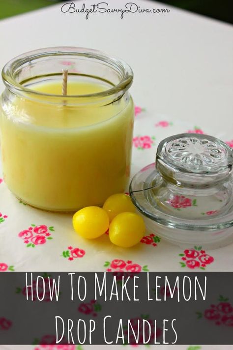 How to Make A Lemon Drop Candle Lemon Candles Diy, How To Make Lemon Essential Oil, Classic Baked Ziti Recipe, Lemon Candle Photography, How To Use Lemon Essential Oil, Lemon Candles, Candle Tips, Homemade Candle Recipes, Candle Scents Recipes