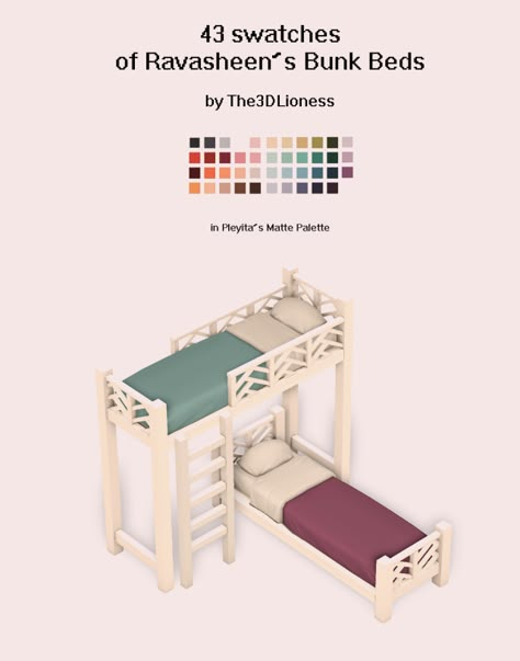 Sims 4 Cc Working Furniture, Ts4 Bunk Bed Cc, Ts4 Bunk Bed, Sims 4 Luxury Bedroom, Sims 4 Bed Cc Maxis Match, Sims 4 Mattress Cc, Sims 4 Bunk Bed Cc, Sims 4 Home Decor, Sims 4 Luxury