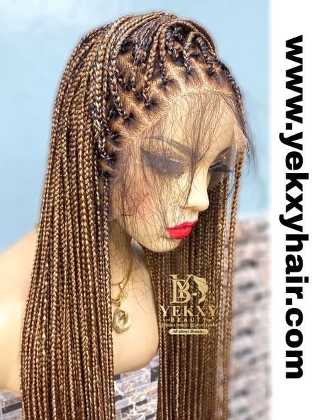 Knotless braided wig Knotless Braided Wig, Cornrow Braid Styles, Knotless Braid, Braids Styling, Braid Wigs, Blessed Wednesday, Braid Inspiration, Braid Wig, Braided Wigs