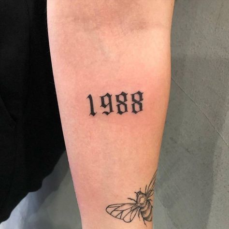 1988 Tattoo, Inner Forearm, Lettering Tattoo, Tattoo Font, Fairy Tattoo, Design Tattoo, Word Tattoos, Tattoo Lettering, Tattoos With Meaning