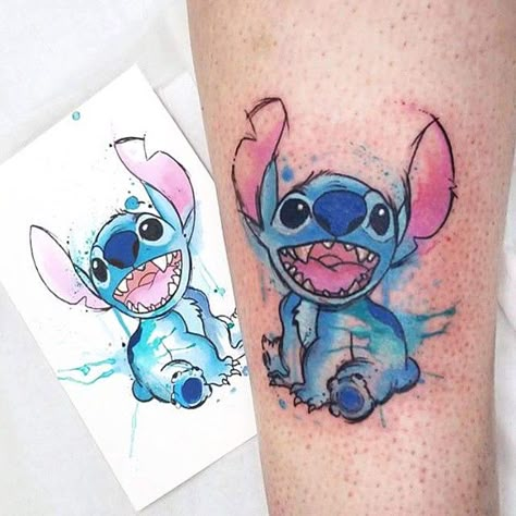 Stitch done by @josiesexton  #InkedDisney                                                                                                                                                      More Toothless Tattoo, Disney Stitch Tattoo, Lilo And Stitch Tattoo, Ohana Tattoo, Turtle Tattoo Designs, Stitch Tattoo, Geniale Tattoos, Turtle Tattoo, Tattoo Project