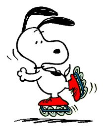 Snoopy roller skating Woodstock Peanuts, Snoopy Cartoon, Snoopy Images, Roller Skaters, Desain Editorial, Belly Painting, Peanuts Characters, Snoopy Pictures, Charlie Brown And Snoopy