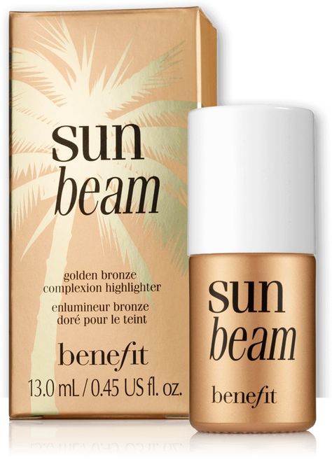 Sun Beam Best Highlighter, Simple Makeup Tips, Makeup Needs, Liquid Highlighter, Makeup Items, Benefit Cosmetics, Makeup Storage, Cute Makeup, Too Faced