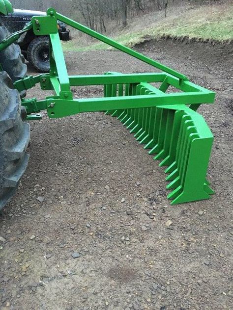 Click this image to show the full-size version. Compact Tractor Attachments, Garden Tractor Attachments, Homemade Tractor, Tractor Idea, Tractor Accessories, Tractor Implements, Tractor Attachments, Go Karts, Deer Hunter