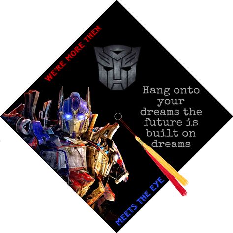 Transformers Graduation Cap, Optimus Prime, Graduation Cap, Transformers, Quick Saves