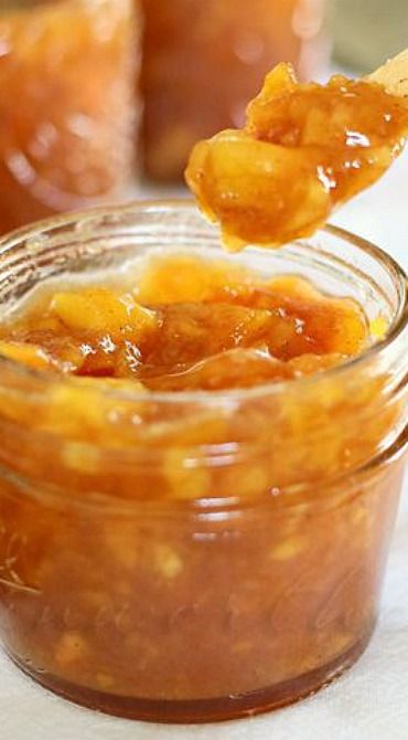 Peach Jam Recipe, Orange Jam, Sugar Free Jam, Freezer Jam, Peach Jam, Jam And Jelly, Jelly Recipes, Peach Recipe, Homemade Jam