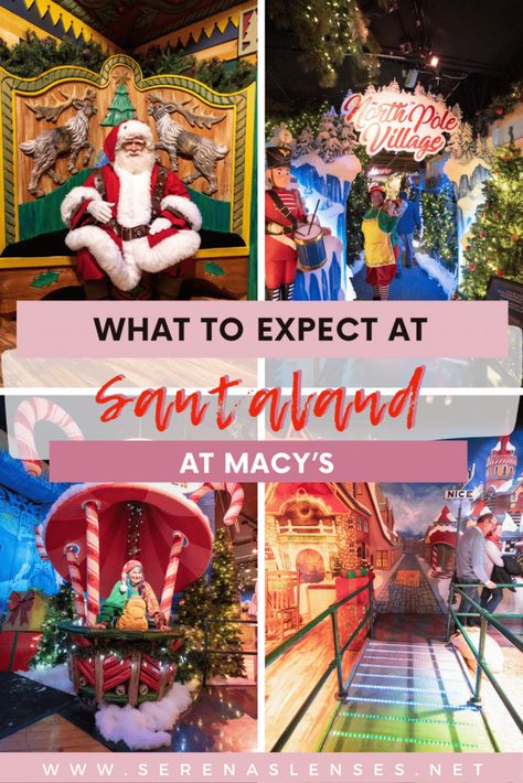 What to Expect at Macy's Santaland: A Complete Guide to Macy's Santaland in New York City December In New York City, New York City Christmas, Nyc Holidays, Christmas Tree Forest, Miracle On 34th Street, Thanksgiving Parade, Meet Santa, Magical Tree, Nyc Christmas