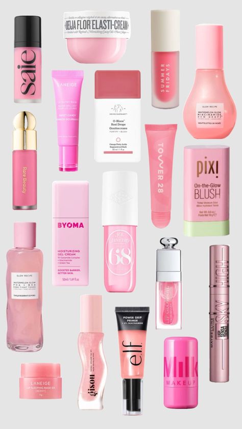 #pink #pinkproducts #beauty #preppy #viral #fyp Teen Makeup Products, Preppy Makeup Products, Sephora Kids, Makeup Products Sephora, Preppy Makeup, Preppy Kids, Preppy Gifts, Slay Queen, Sephora Skin Care