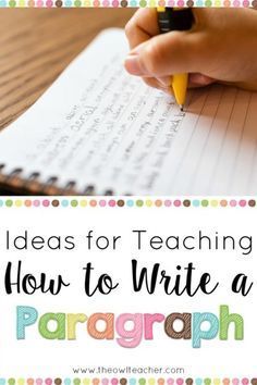 Do your students struggle with writing a paragraph? Expand your students' writing skills with these teaching ideas on writing a paragraph! Teaching Paragraphs, Teaching Paragraph Writing, Writing Interventions, Third Grade Writing, 5th Grade Writing, 3rd Grade Writing, 2nd Grade Writing, Homeschool Writing, 4th Grade Writing