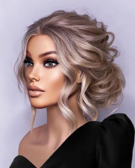 Hollywood Glam Hairstyles Medium, Hollywood Glam Hair Updo, Hollywood Glam Hair Medium Length, Old Hollywood Glam Hair Medium Length, Hollywood Glamour Blonde Hair, Haute Wigs, Hollywood Glam Wedding Hair Tutorial, Sangeet Hairstyles, Brides Hairstyles