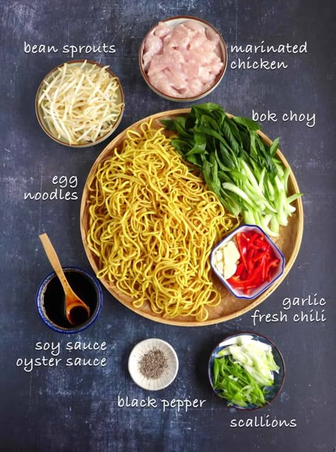 Orange Chicken Chow Mein, Easy Chinese Food Recipes Noodles, Chow Mein Noodles Recipe Crunchy, Fried Noodles Recipe Chinese, Chinese Fried Noodles, Chicken Noodle Stir Fry, Chowmein Recipe, Chinese Dishes Recipes, Recipes Chinese