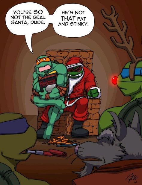 Raph X Donnie, Donnie Comic, Tmnt Christmas, Tmnt Kids, Tmnt Raph, Teenage Turtles, Usagi Yojimbo, Tmnt Comics, Minecraft Anime