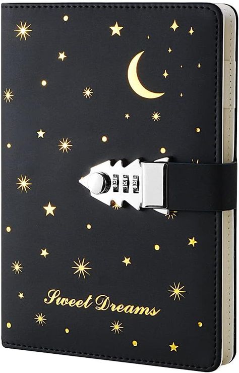 Amazon.com: JunShop Locking Journal Diary with Lock for Boys Girls Adults Combination Lock Journal A5 Lined Password Locking Personal Planner Secret Organizer (Black) Lock Dairy, Black Diary, Diary With Lock, Secret Organizations, Digital Lock, Personal Organizer, Hobbies And Interests, Combination Locks, Journal Diary