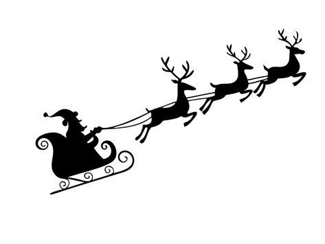 Santa Sleigh Silhouette Clipart Santa's Sleigh Silhouette, Santas Sleigh Silhouette Shape, Paper Sleigh Template Free Printable, Silhouette Santa Claus, Santa And Sleigh Silhouette, Santa Sleigh Silhouette Simple, Santa Sleigh Drawing, Santa Sleigh Illustration, Santa Sleigh Template