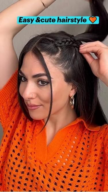 TikTok Trends Two Plates Hairstyles, Makeup Looks Tiktok, Flat Iron Tips, Flat Iron Hair, Ceramic Flat Iron, Easy Hairstyles For School, Iron Hair, Air Dry Hair, Flat Hair