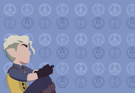 Minimalist TOH Hunter wallpaper with the four mane glyphs in the background. Hunter Toh Wallpaper Pc, The Owl House Laptop Background, Hunter Toh Wallpaper Aesthetic, Toh Hunter Wallpapers, Desktop Wallpaper Toh, The Owl House Hunter Wallpaper Iphone, Computer Backgrounds, Fall Background, House Hunters