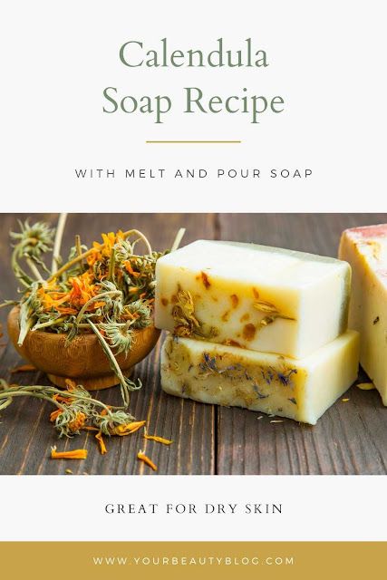 Diy Glycerin Soap Recipes, Lye Free Soap Recipes, Lye Free Soap, Lye Soap Recipe, Natural Soap Making Recipes, Glycerin Soap Recipe, Dried Calendula, Calendula Soap, Milk Soap Recipe