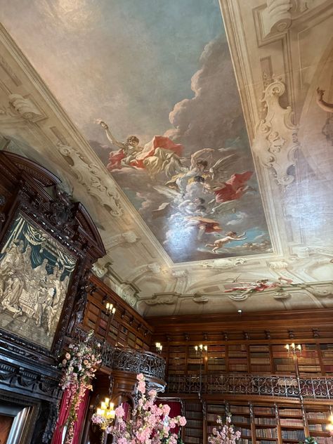 biltmore mansion library in north carolina🤍 Big Library Aesthetic Castle, Biltmore Estate Library, Manor Library, Mansion Library, Biltmore Mansion, Huge Mansions, Mansion Aesthetic, Apartment Vibes, Biltmore House