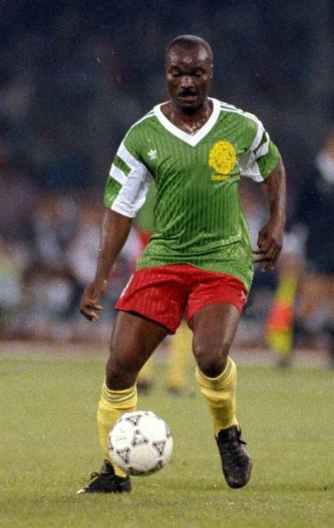 Roger Milla, African Print Maxi Skirt, Football Players Images, Football Photography, Football Illustration, Football Images, Steven Gerrard, Sport Icon, International Football