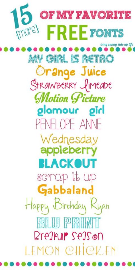 15 (more) of my favorite fonts Silhouette Fonts, Fun Fonts, School Technology, Fancy Fonts, Christmas Fonts, Favorite Fonts, Cute Fonts, Cricut Fonts, Outdoor Curtains