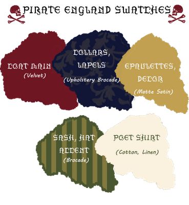 Tales of a Costume Nerd: Pirate England Color Palette! Pirate Colors Palette, Pirates Of The Caribbean Color Palette, Pirate Colour Palette, Pirate Tavern Aesthetic, Pirate Color Palette, Pirate Moodboard, Tavern Aesthetic, Pirate Tavern, Pirate Bathroom