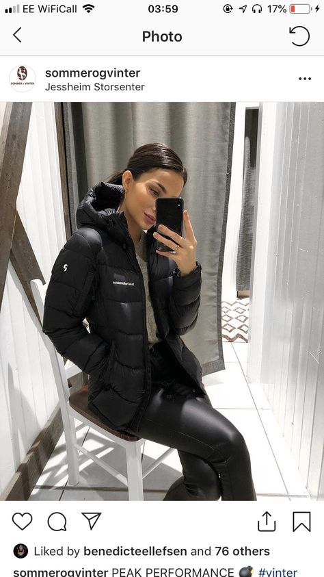 Peak Performance Jacket, Performance Outfits, Jacket Outfit, Outfits Women, Peak Performance, Performance Outfit, Down Coat, Puffer Jacket, Jacket Outfits