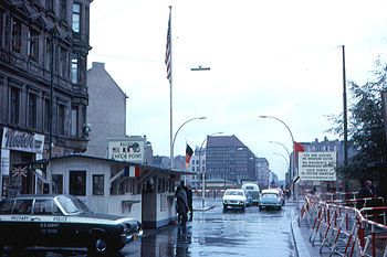 Checkpoint Charlie | encyclopedia article by TheFreeDictionary Terminal Velocity, Checkpoint Charlie, Istanbul Hotels, The Berlin Wall, West Berlin, East Berlin, German History, Reunification, Berlin Wall